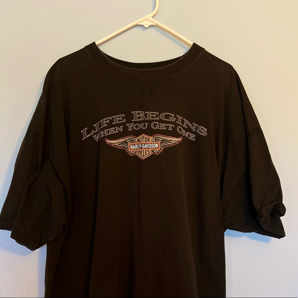 Harley Davidson black short sleeve 3xl